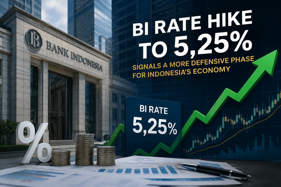BI Rate Hike to 5,25% Signals a More Defensive Phase for Indonesia’s Economy
